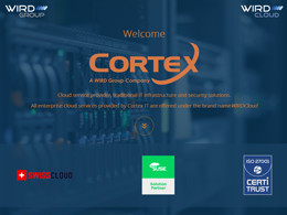 Printscreen du site web https://www.cortex-it.ch/