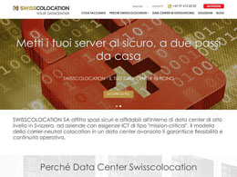Printscreen du site web https://www.swisscolocation.ch/en/