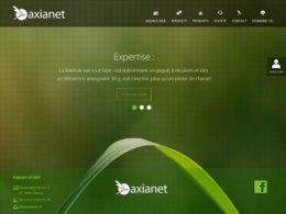 Printscreen du site web http://www.axianet.ch/fr/
