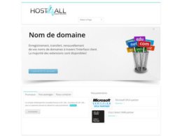 Printscreen du site web https://www.host4all.net/