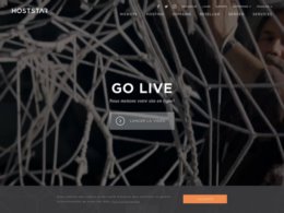 Printscreen du site web https://www.hoststar.ch/de