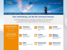 Printscreen du site web http://www.tcnet.ch